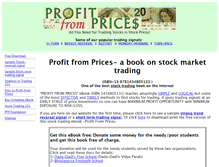 Tablet Screenshot of profitfromprices.com